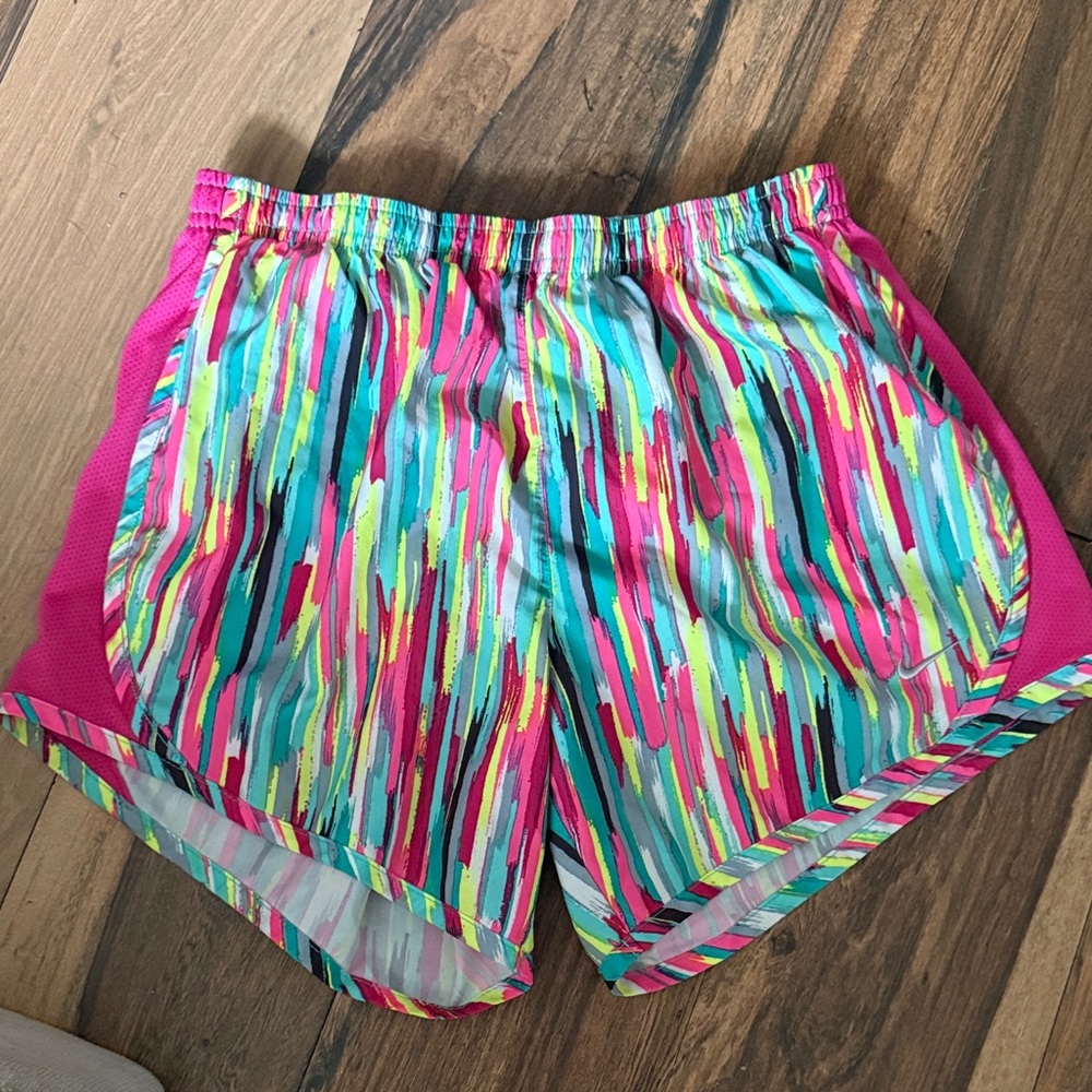 Girl’s Active Running Shorts in Bright Multi-Color